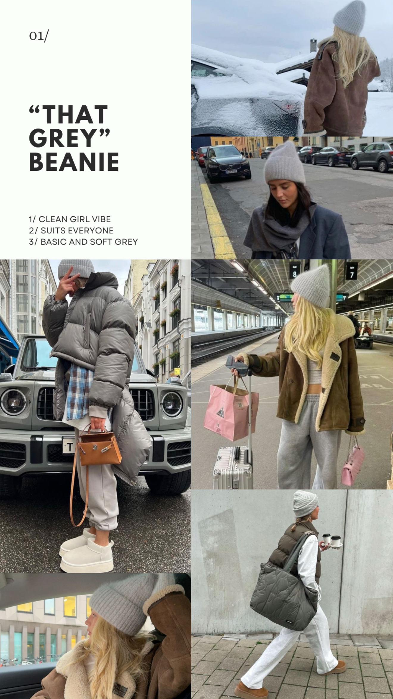 “THAT GREY” BEANIE