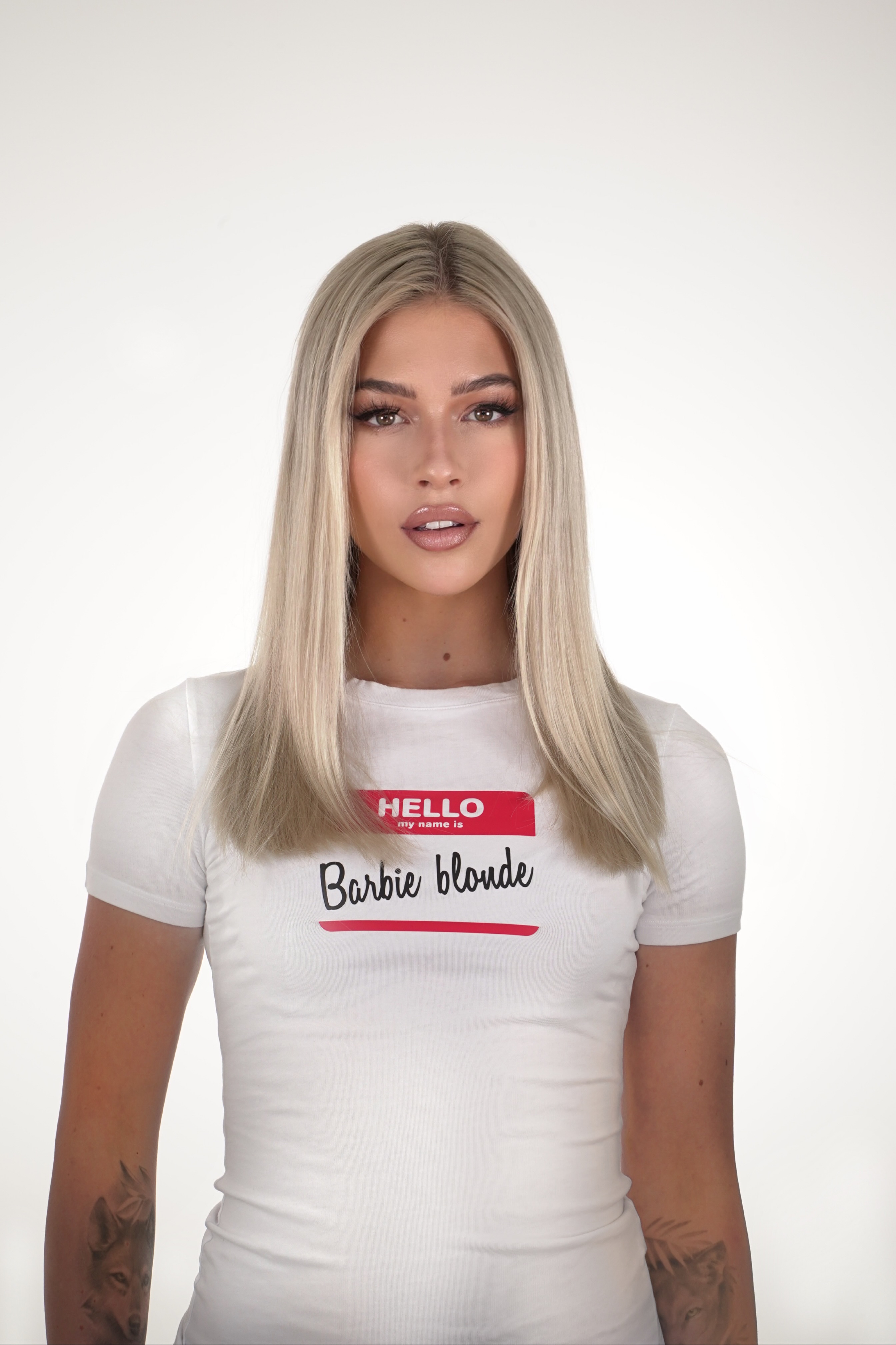 CLIP-IN Barbie Blonde platinová blond