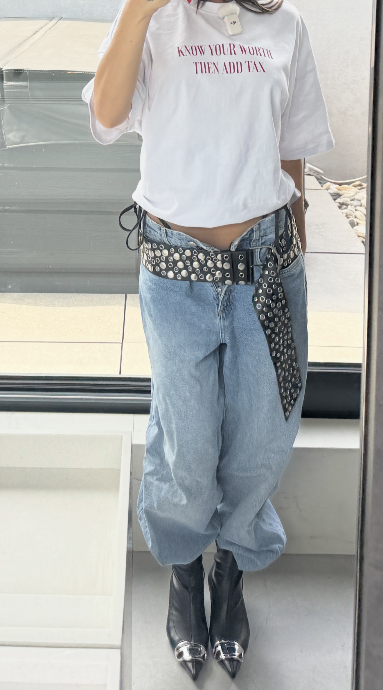 Biele tričko  “Your worth”