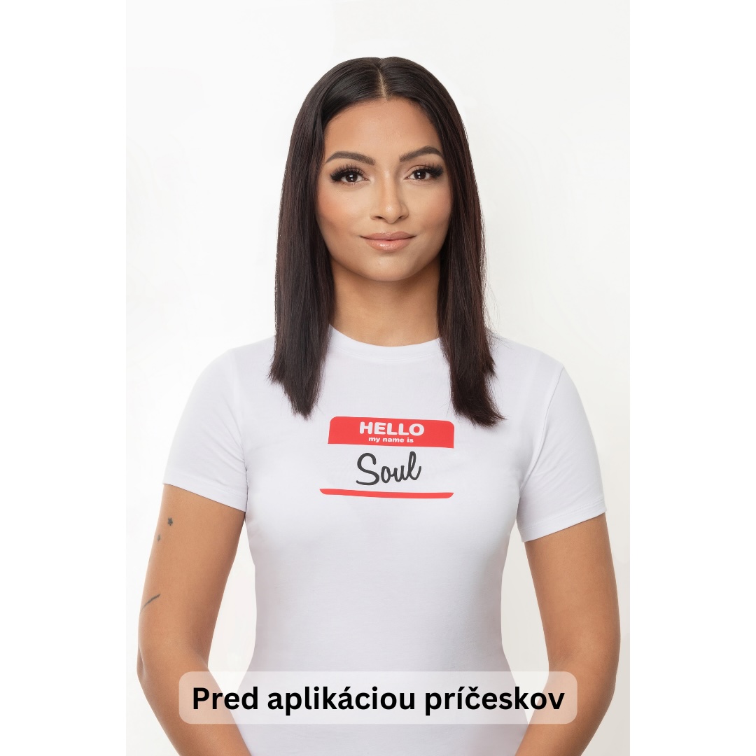 CLIP-IN vlasy Soul čierna