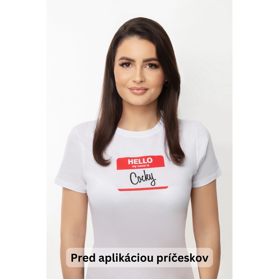 CLIP-IN vlasy Cocky tmavo-hnedá